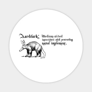 Aardvark Blackadder Magnet